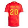 Camiseta de fútbol España Daniel Carvajal 20 Primera Equipación Euro 2024 - Hombre